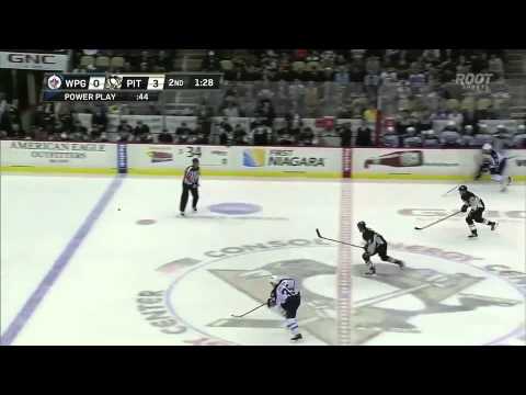 Pascal Dupuis Scores 2 Goals Against Winnipeg Jets 3/28/13