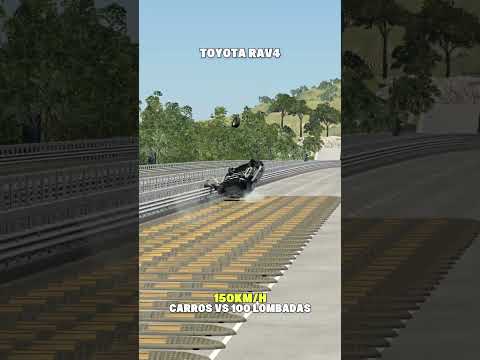 Carros vs 100 Lombadas #beamngdrive