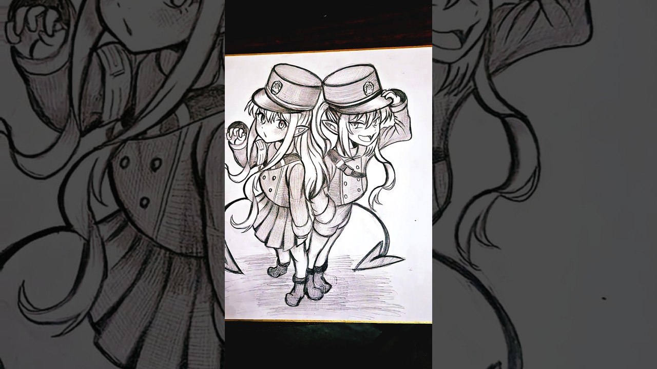 この塗り方が1番気持ちいい【ハッチング】  #イラスト