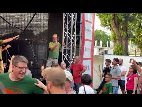 Die anonyme Giddarischde auf dem Pfalzfest in Ludwigshafen 2022 - Das Palzlied