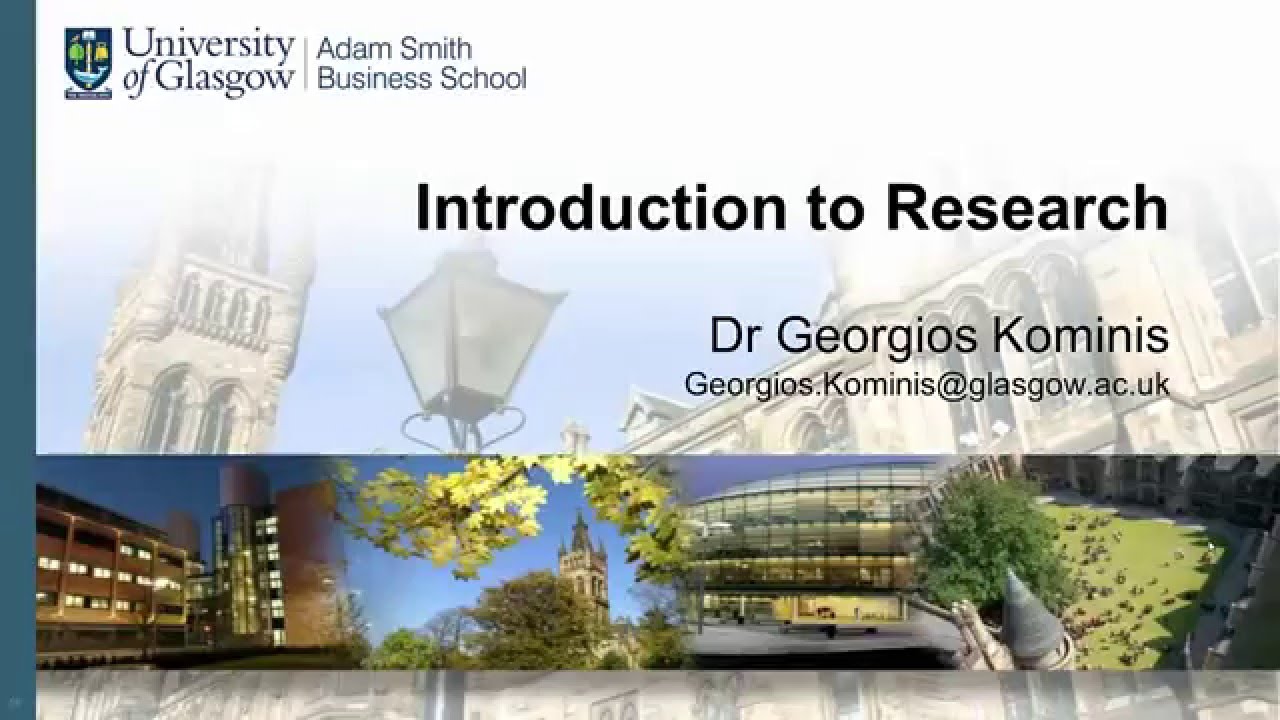 1 1 Introduction to research