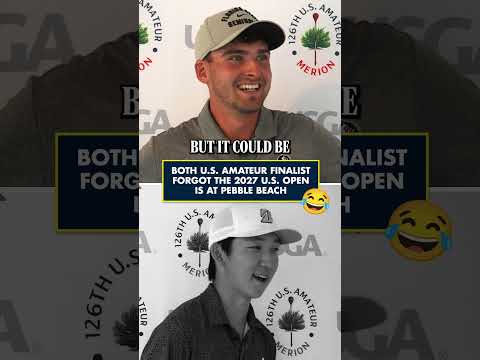 Jack Whaley and Jay Leng Jr. BOTH forgot they’re heading to Pebble Beach next June