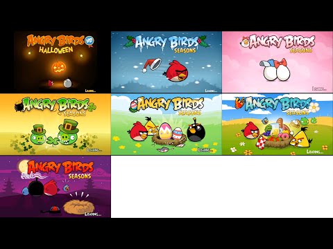#bringback2012 Angry Birds Seasons 2010-2011 Version All levels Walkthrough 3Star Full HD 1080P60fps