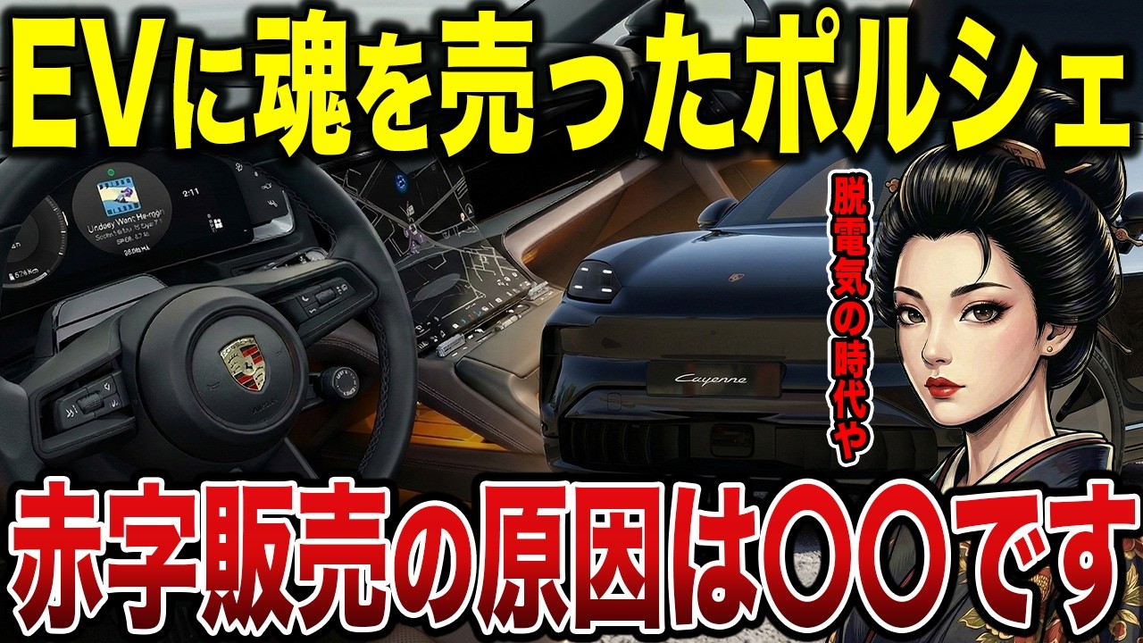 【緊急】ポルシェがまさかの販売低迷…営業利益が9割減少した知られざる闇深い説