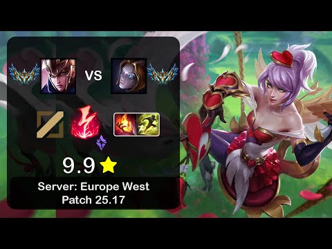 Quinn Mid vs Orianna - EUW Challenger - Patch 25.17
