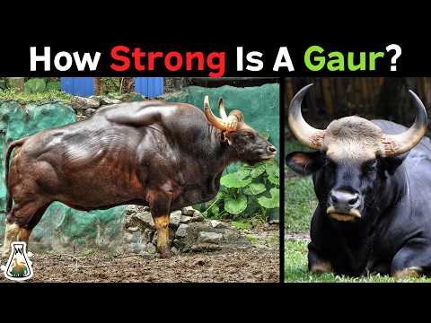How Strong is a Gaur Compared to Other Bovids?