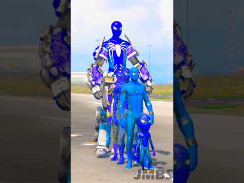 BLUE-SPIDERMAN,S vs BLUE-GOKU WHO IS THE STRONGEST? #105 #shorts #short