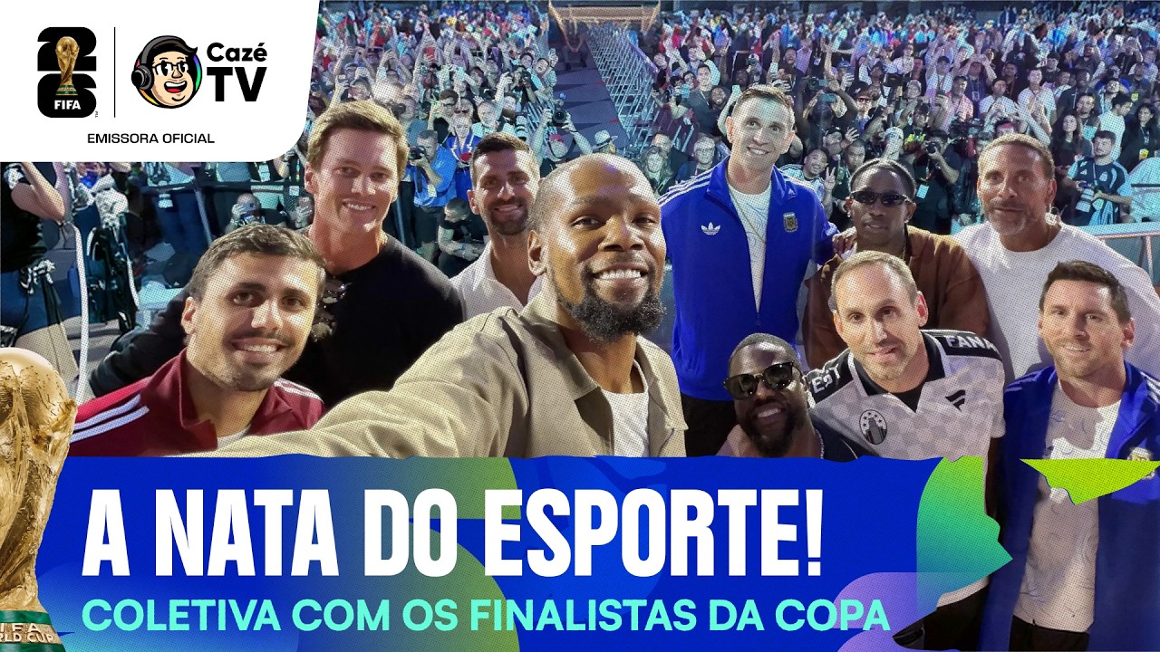 ENCONTRO DE GIGANTES! FINALISTAS DA COPA DO MUNDO SÃO ENTREVISTADOS POR TOM BRADY, DURANT E DJOKOVIC