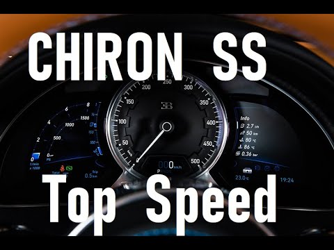 Bugatti Chiron Super Sport 300+ Top Speed Full Meter