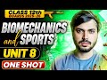 Biomechanics Sports Unit 8 Oneshot With PYQ S Physical Education Class 12 CBSE 2025 26