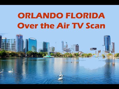 Orlando, Florida Over the Air TV band Scan