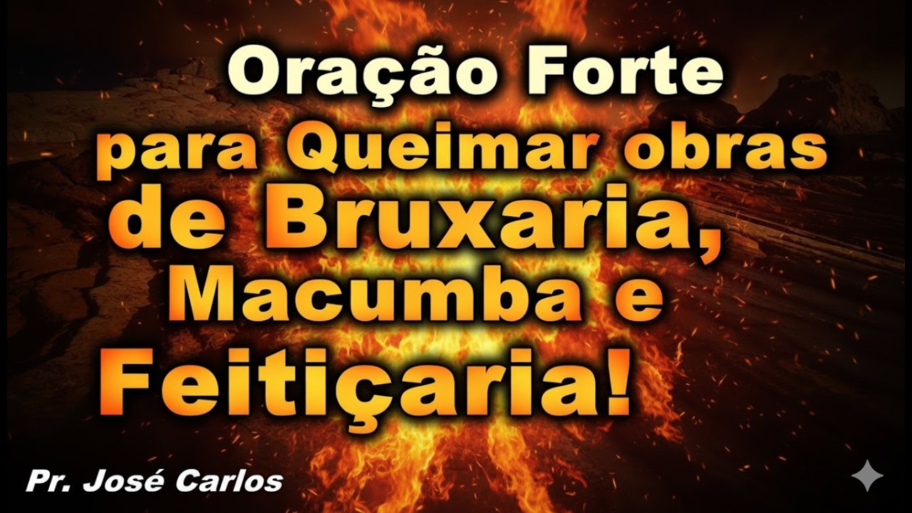 ((🔴)) ORAÇÃO FORTE PARA QUEIMAR OBRAS DE BRUXARIA, MACUMBA E FEITIÇARIA!