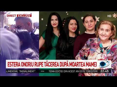 Estera Onoriu, fiica lui Gabi Luncă, rupe tăcerea după moartea mamei sale