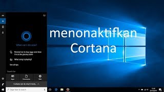 Disable Cortana in Windows 10