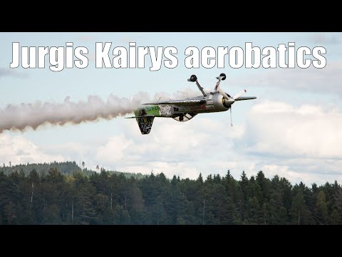 Amazing Wild Aerobatics Show By Jurgis Kairys Su-31 - Saturday Flygfesten 2022