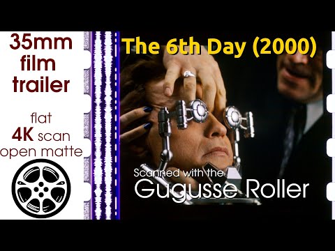 The 6th Day (2000) 35mm film trailer, flat open matte, 4K *CROPPED