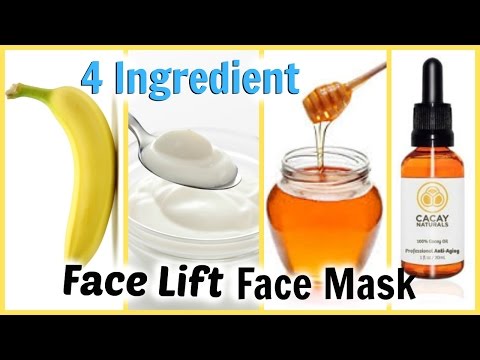 face lifting mask at home