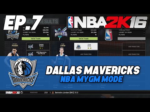 NBA 2K16: Mavericks MyGM ep. 7 - "Adding Some Depth"