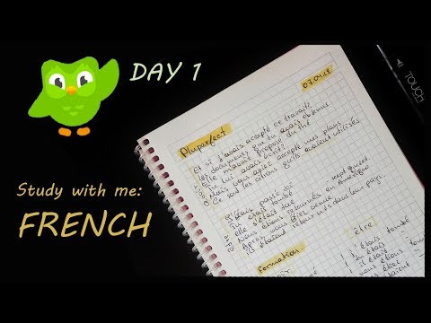 Study French With Me - 30 Days Language Learning Challenge [Day 1]