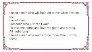 Crystal Shawanda - I Need a Man Lyrics