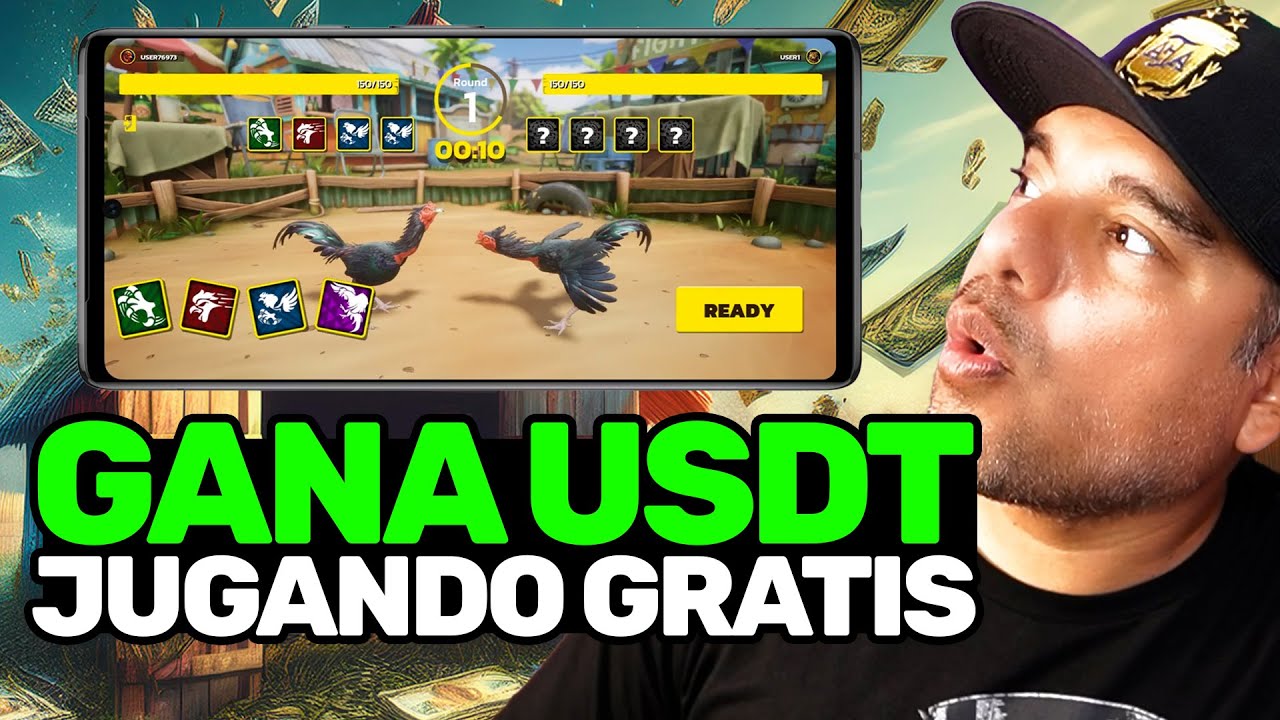 JUEGO PAGA POR JUGAR GRATIS Rooster Fights JUGA DESDE EL MOVIL Y PC Y GANA USDT RETIRA A TU WALLET!