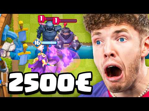 LEVEL 16 EVO WITCH with a €2500 ACCOUNT...🤯 (Pay2Win Project) | Clash Royale German
