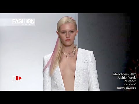 KARLA SPETIC MBFW AUSTRALIA RESORT 2018 - Fashion Channel