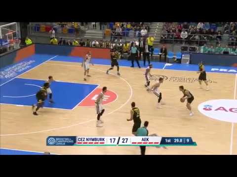 Giannoulis Larentzakis vs CEZ Nymburk | AEKBC @BasketballCL