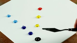 Creating an Abstract Painting / Simple Techniques / Relaxing Acrylics / Abstract Painting 513