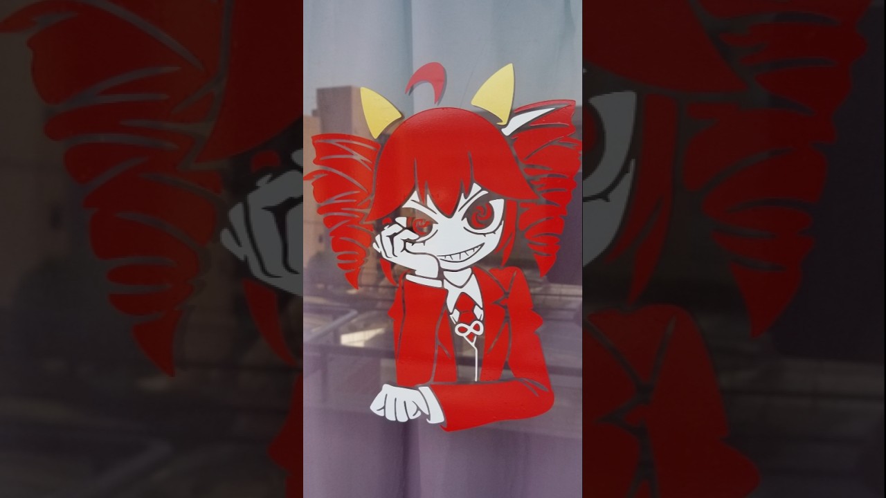 テトさんステッカー作ってみた #重音テト #イラスト #切り絵 ♪KasaneTeto/処刑拍手 처형박수 (Execution Clap)