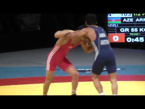 EM2011 RINGEN AZIZLI (AZE) - AMOYAN (ARM) 55KG GRECO ROMAN