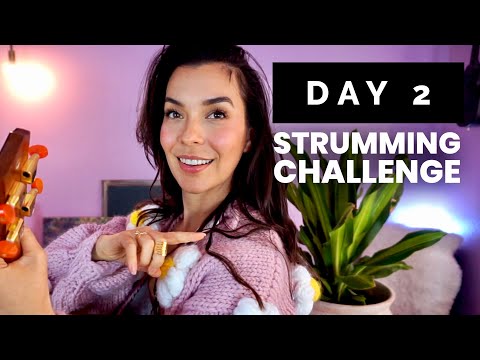 HOW TO Strum A Ukulele for Beginners - Ukulele Strumming Challenge | DAY 2 of 5