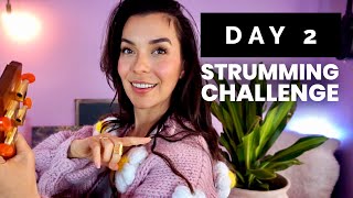 HOW TO Strum A Ukulele for Beginners - Ukulele Strumming Challenge | DAY 2 of 5