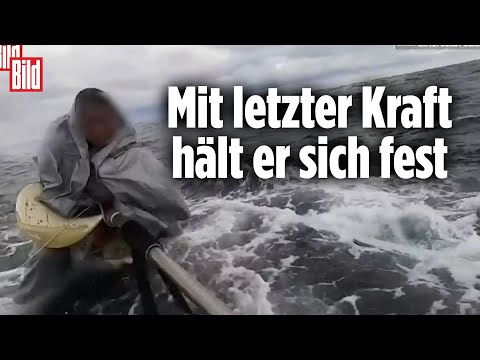 Mann treibt 22 Stunden im Meer und wird gerettet