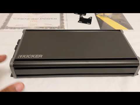 Kicker CXA1800.1 Unboxing