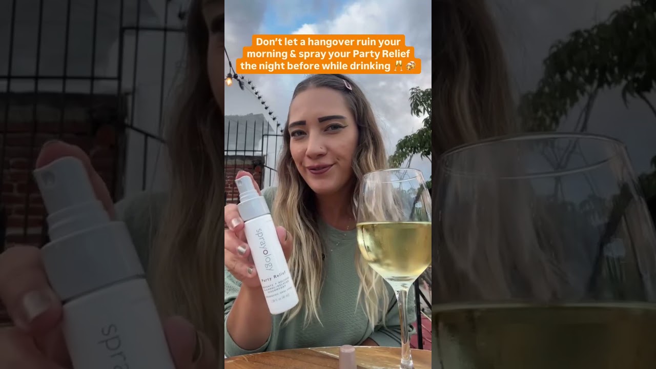 Hangovers are the worst - so prevent them from happening with Sprayology’s Party Relief!