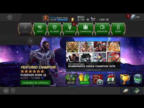 Marvel Contest of Champions: Double 5 Star Crystal Opening .