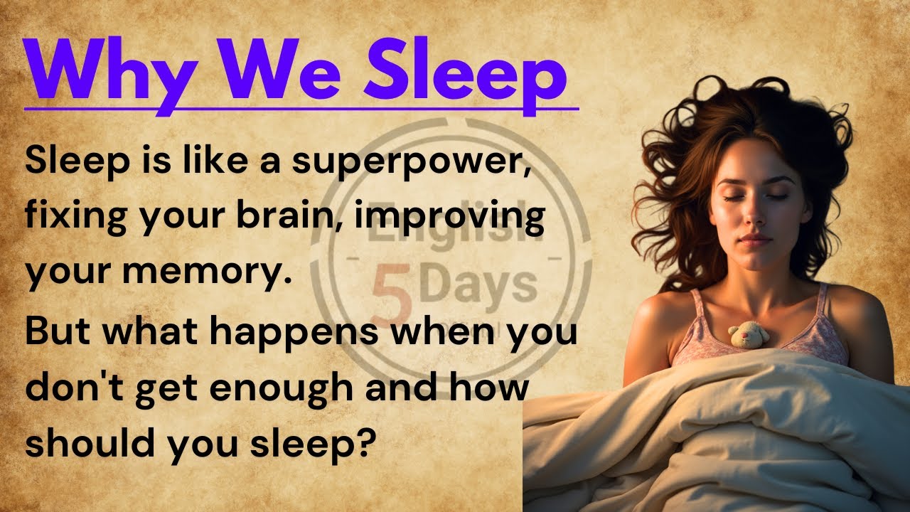 The Shocking Truth About Sleep! | Learn English with This Gripping Story (Level 3)