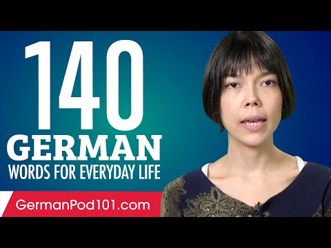 140 German Words for Everyday Life - Basic Vocabulary #7