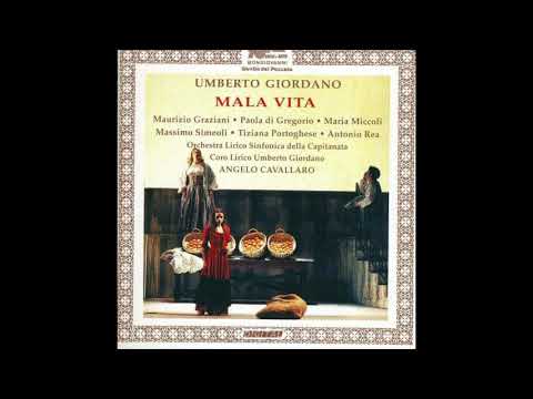 Umberto Giordano - Mala Vita, Act III, with Italian libretto