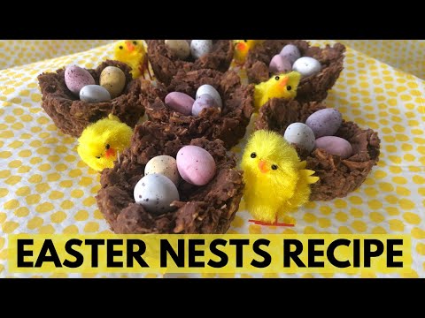 HOW TO MAKE CHOCOLATE EASTER NESTS