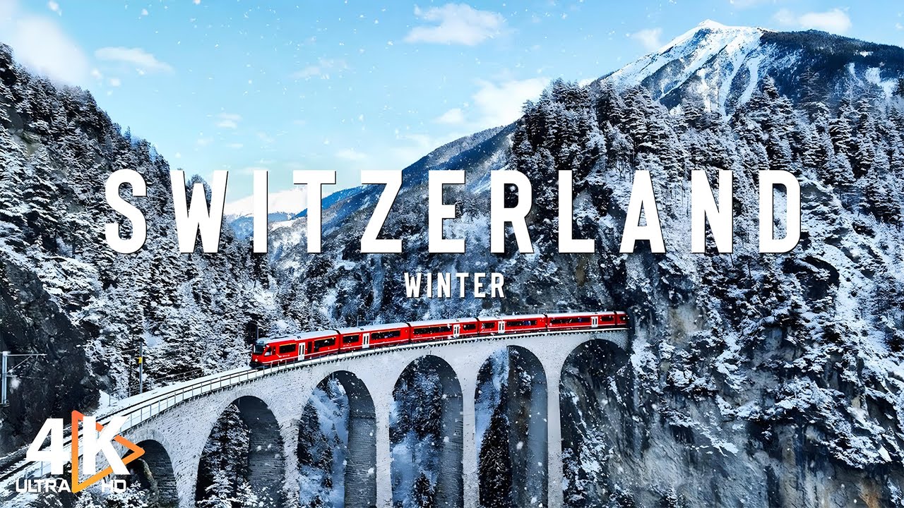 Winter in Switzerland 4K Ultra HD | Discover winter in the most beautiful village in Europe