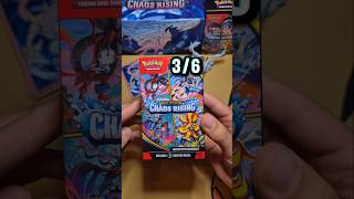 🌊Chaos Rising🌊 Booster Bundle! Part 3/6 #pokemontcg #shorts
