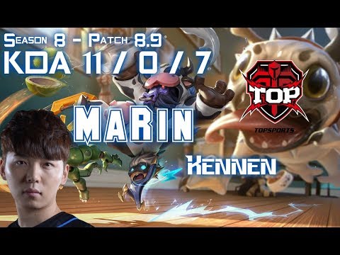 TOP MaRin KENNEN vs DR. MUNDO Top - Patch 8.9 KR Ranked
