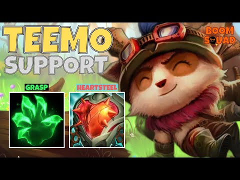 Heartsteel is OP on Teemo Support | BOOM SQUAD GAME | KDA = 4/5/10