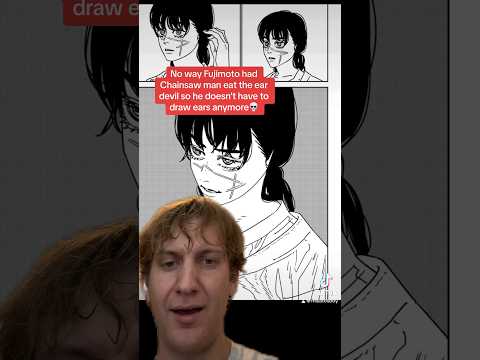 Fujimoto did this so he doesn’t have to draw ears💀 #chainsawman