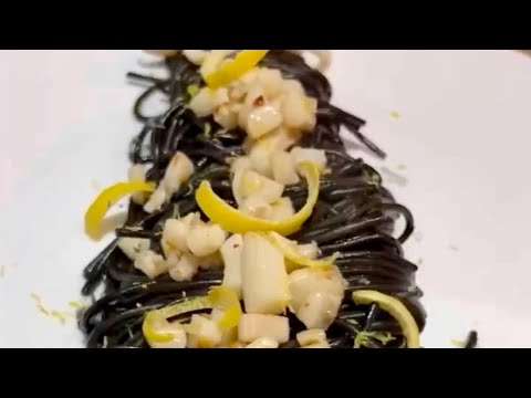Spaghetti al nero di seppia mia versione fresca non quella siciliana