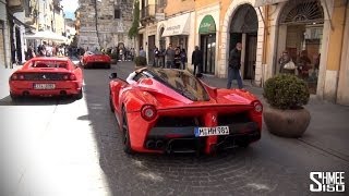 2x LaFerrari, Enzo, GTO, Speciale - Start of the Ferrari Tribute