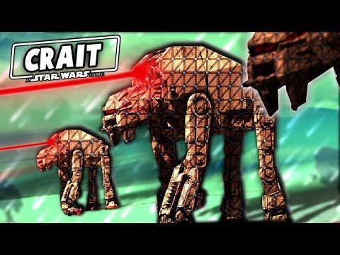 Star Wars BATTLE of CRAIT in Forts!  (Forts New Update Gameplay - Resistance vs First Order)