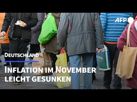 Inflation sinkt im November auf 3,2 Prozent | AFP